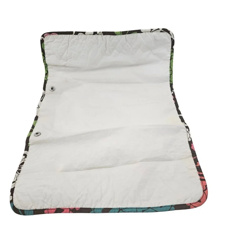 Vera Bradley Diaper Bag Lola Retired Pattern Changing Pad Inner Outer Pockets - Picture 11 of 12